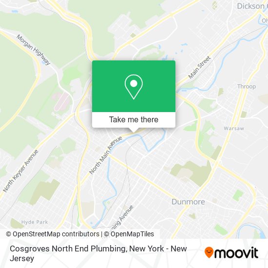 Cosgroves North End Plumbing map