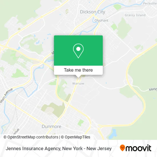 Jennes Insurance Agency map
