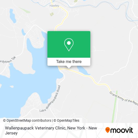 Wallenpaupack Veterinary Clinic map