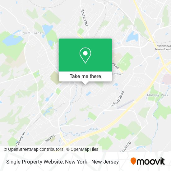 Single Property Website map