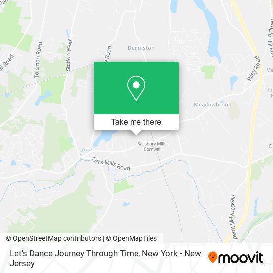 Mapa de Let's Dance Journey Through Time