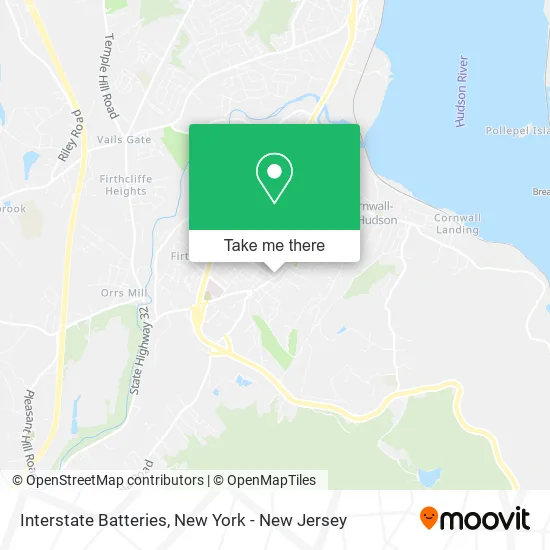 Interstate Batteries map