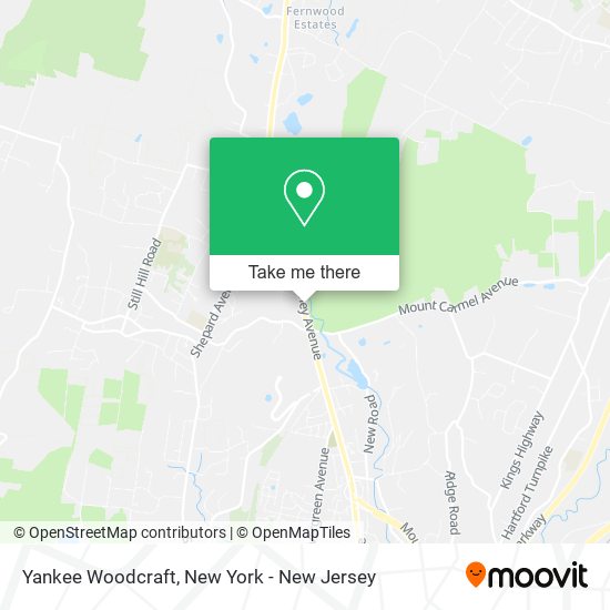 Yankee Woodcraft map