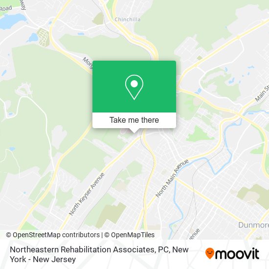 Northeastern Rehabilitation Associates, PC map