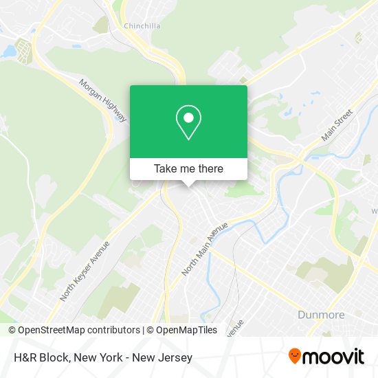 H&R Block map