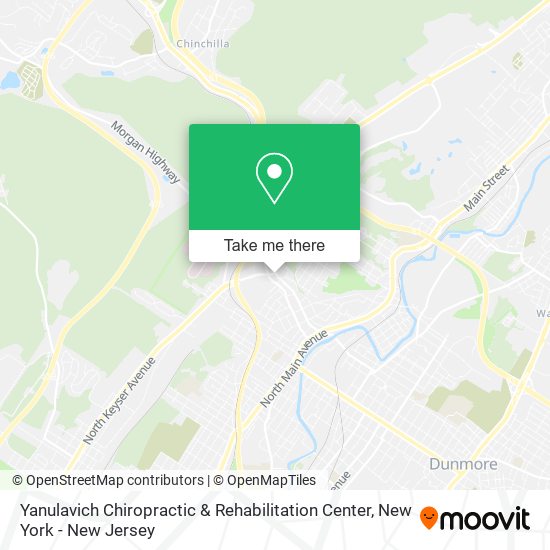 Yanulavich Chiropractic & Rehabilitation Center map
