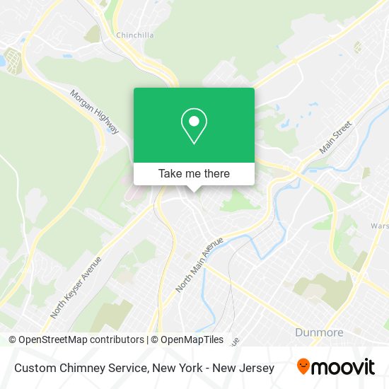 Mapa de Custom Chimney Service