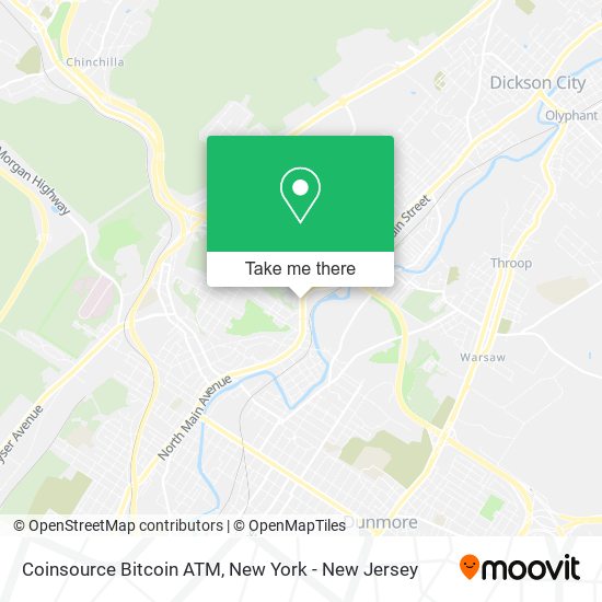 Coinsource Bitcoin ATM map