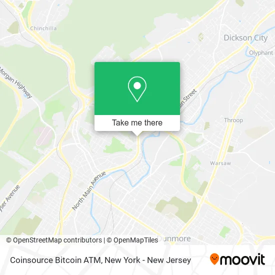 Coinsource Bitcoin ATM map