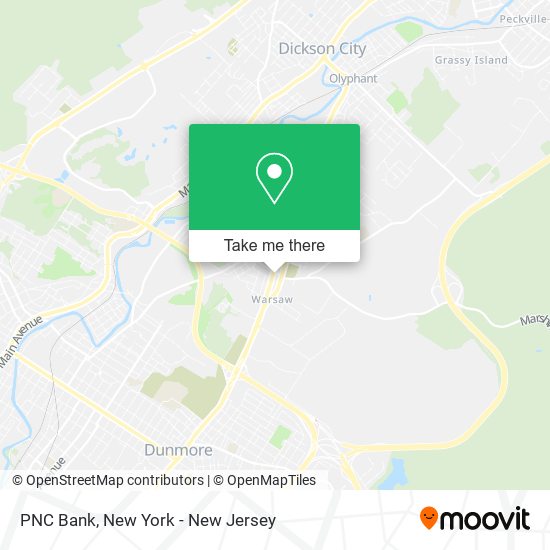 PNC Bank map