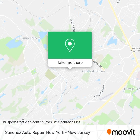 Sanchez Auto Repair map