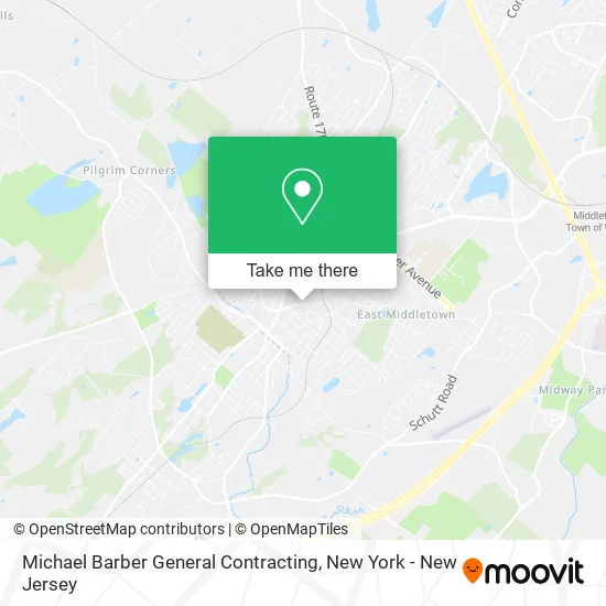 Michael Barber General Contracting map