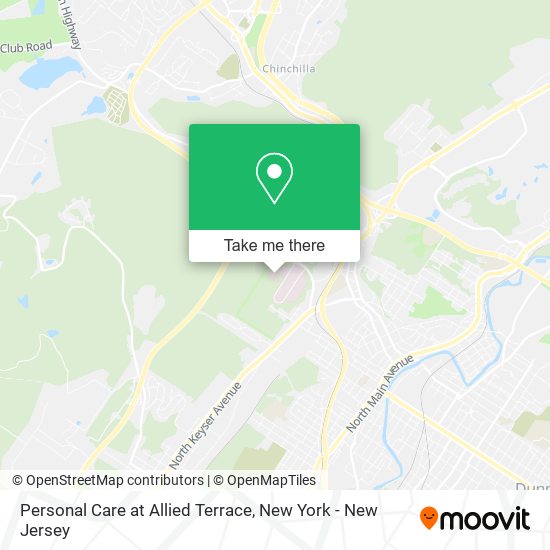 Personal Care at Allied Terrace map