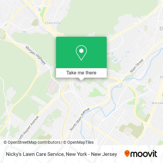 Mapa de Nicky's Lawn Care Service