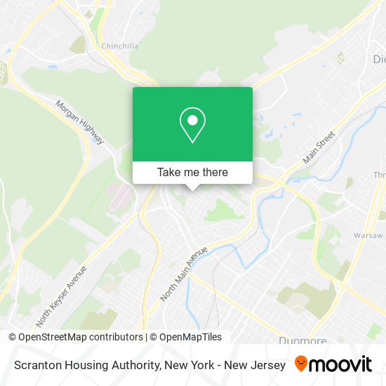 Mapa de Scranton Housing Authority