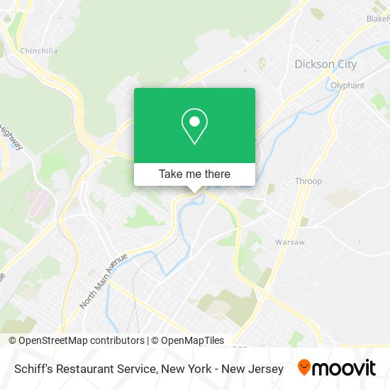 Schiff's Restaurant Service map