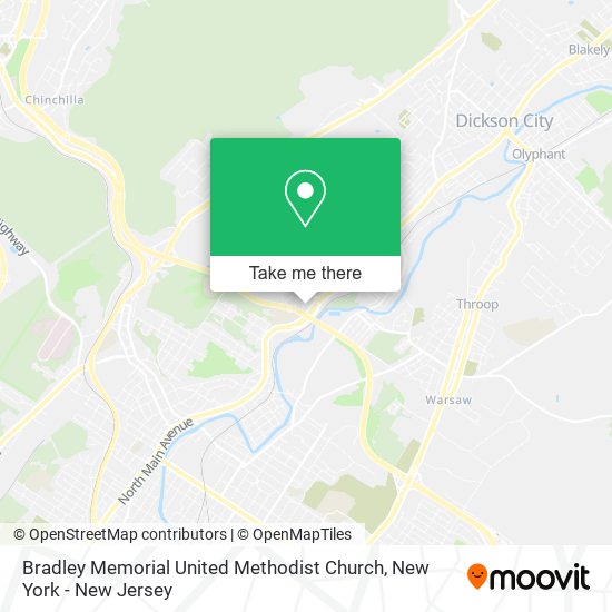 Bradley Memorial United Methodist Church map