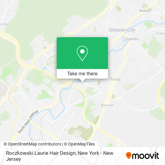 Roczkowski Laurie Hair Design map