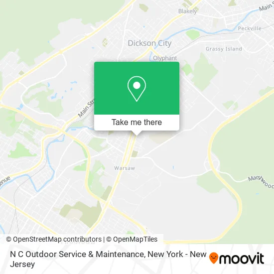 N C Outdoor Service & Maintenance map