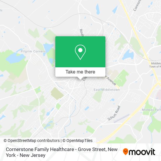 Cornerstone Family Healthcare - Grove Street map