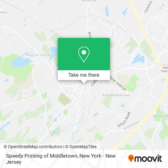 Mapa de Speedy Printing of Middletown