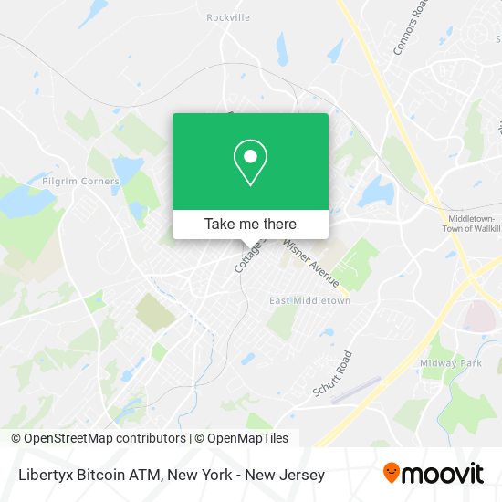 Mapa de Libertyx Bitcoin ATM