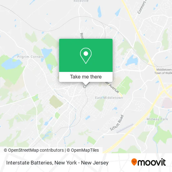 Interstate Batteries map