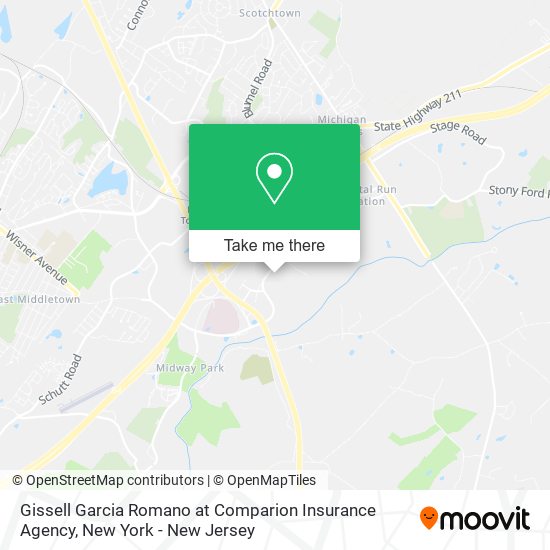 Mapa de Gissell Garcia Romano at Comparion Insurance Agency