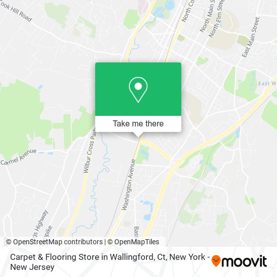 Mapa de Carpet & Flooring Store in Wallingford, Ct