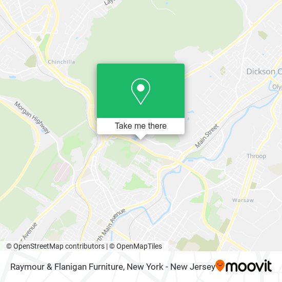 Mapa de Raymour & Flanigan Furniture