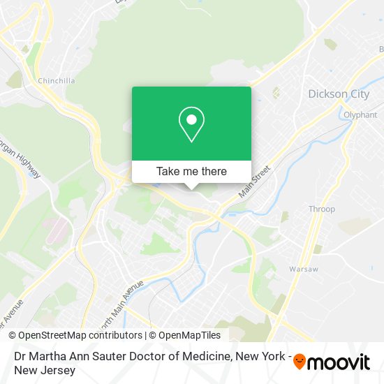 Mapa de Dr Martha Ann Sauter Doctor of Medicine