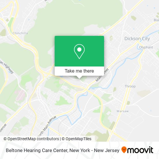 Mapa de Beltone Hearing Care Center