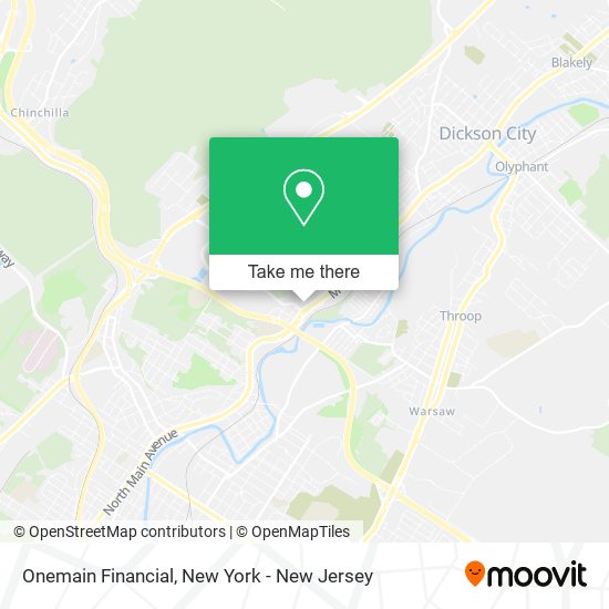 Onemain Financial map