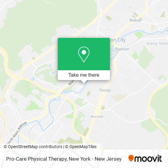 Pro-Care Physical Therapy map