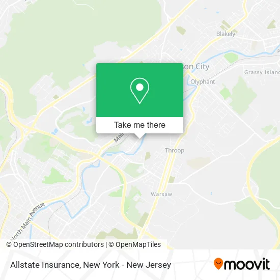Allstate Insurance map