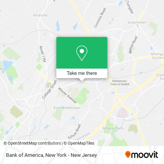 Bank of America map