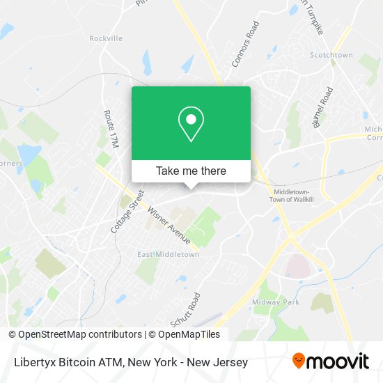 Mapa de Libertyx Bitcoin ATM