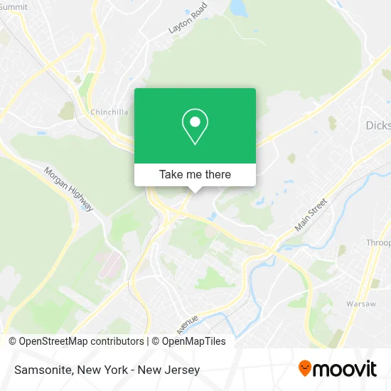 Samsonite map