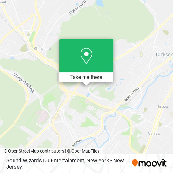 Mapa de Sound Wizards DJ Entertainment