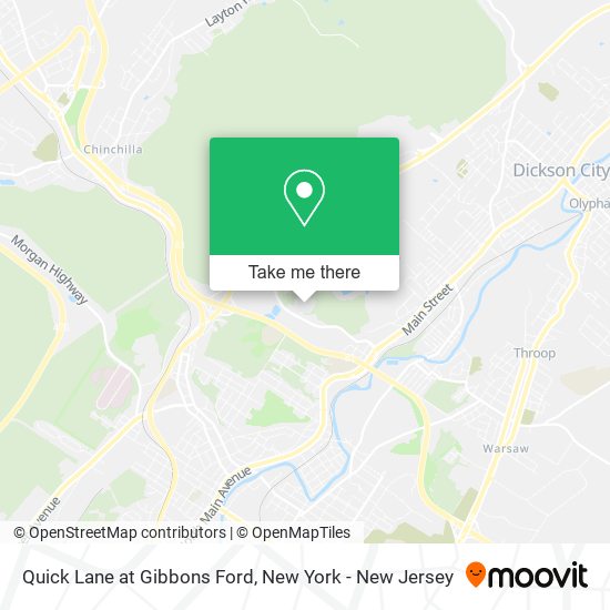 Mapa de Quick Lane at Gibbons Ford
