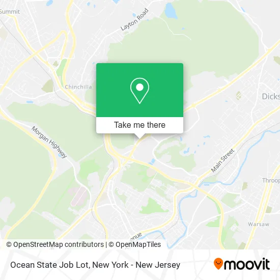 Ocean State Job Lot map