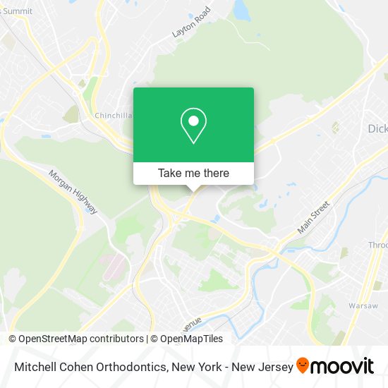 Mitchell Cohen Orthodontics map