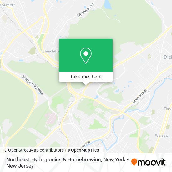 Mapa de Northeast Hydroponics & Homebrewing