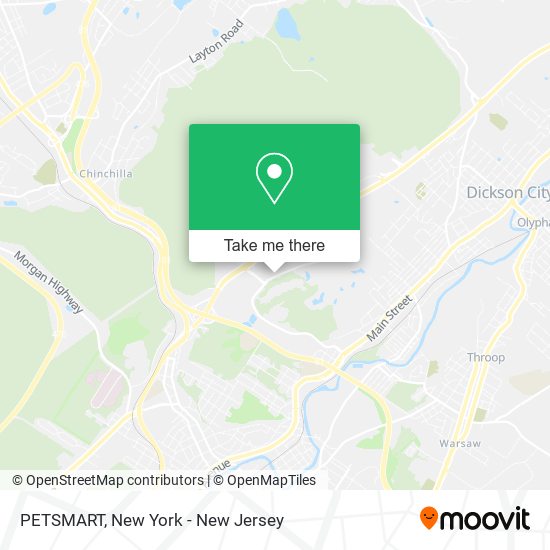 PETSMART map