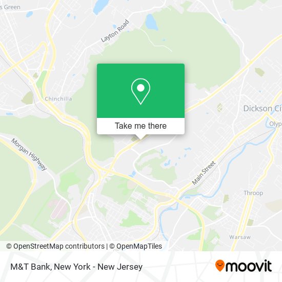 M&T Bank map