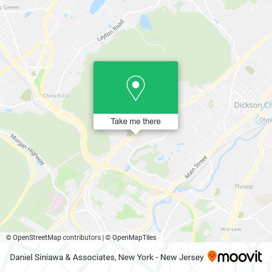 Daniel Siniawa & Associates map