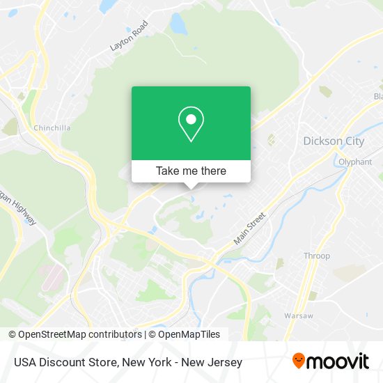 USA Discount Store map