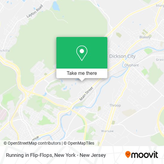 Mapa de Running in Flip-Flops