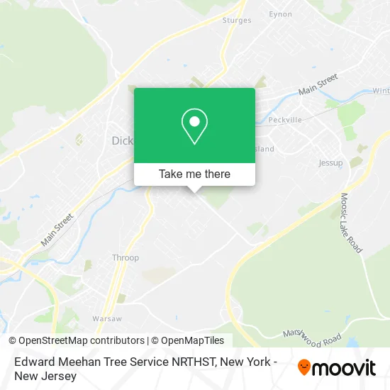 Edward Meehan Tree Service NRTHST map