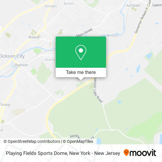 Mapa de Playing Fields Sports Dome